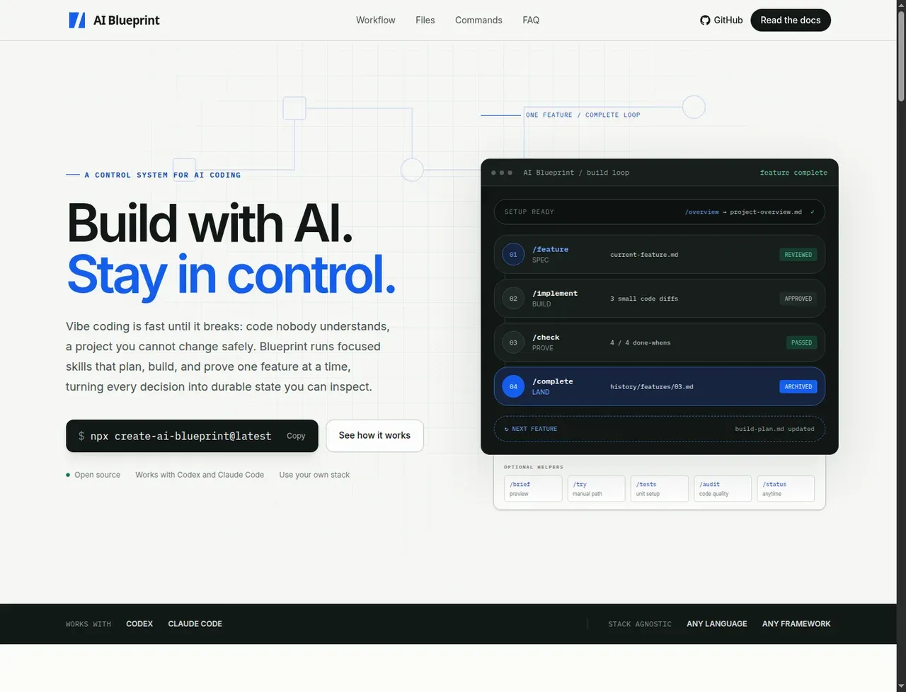 AI Blueprint screenshot