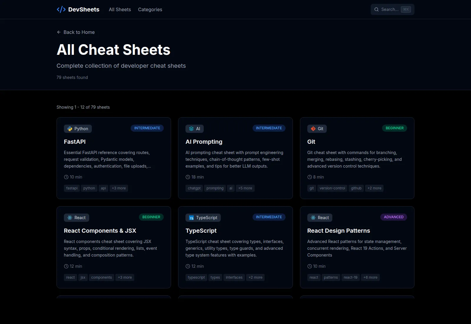DevSheets screenshot 3