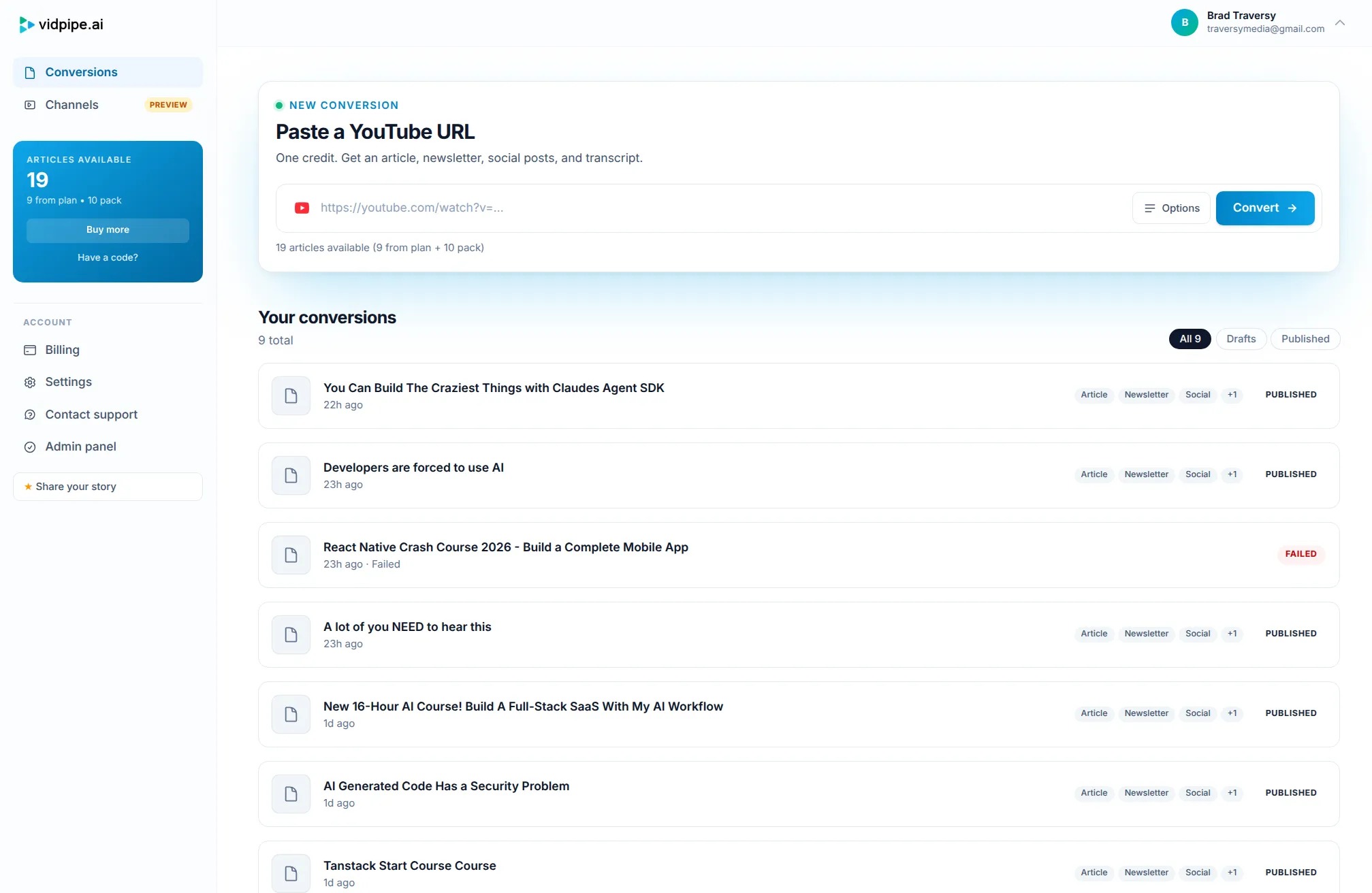 Vidpipe screenshot 4