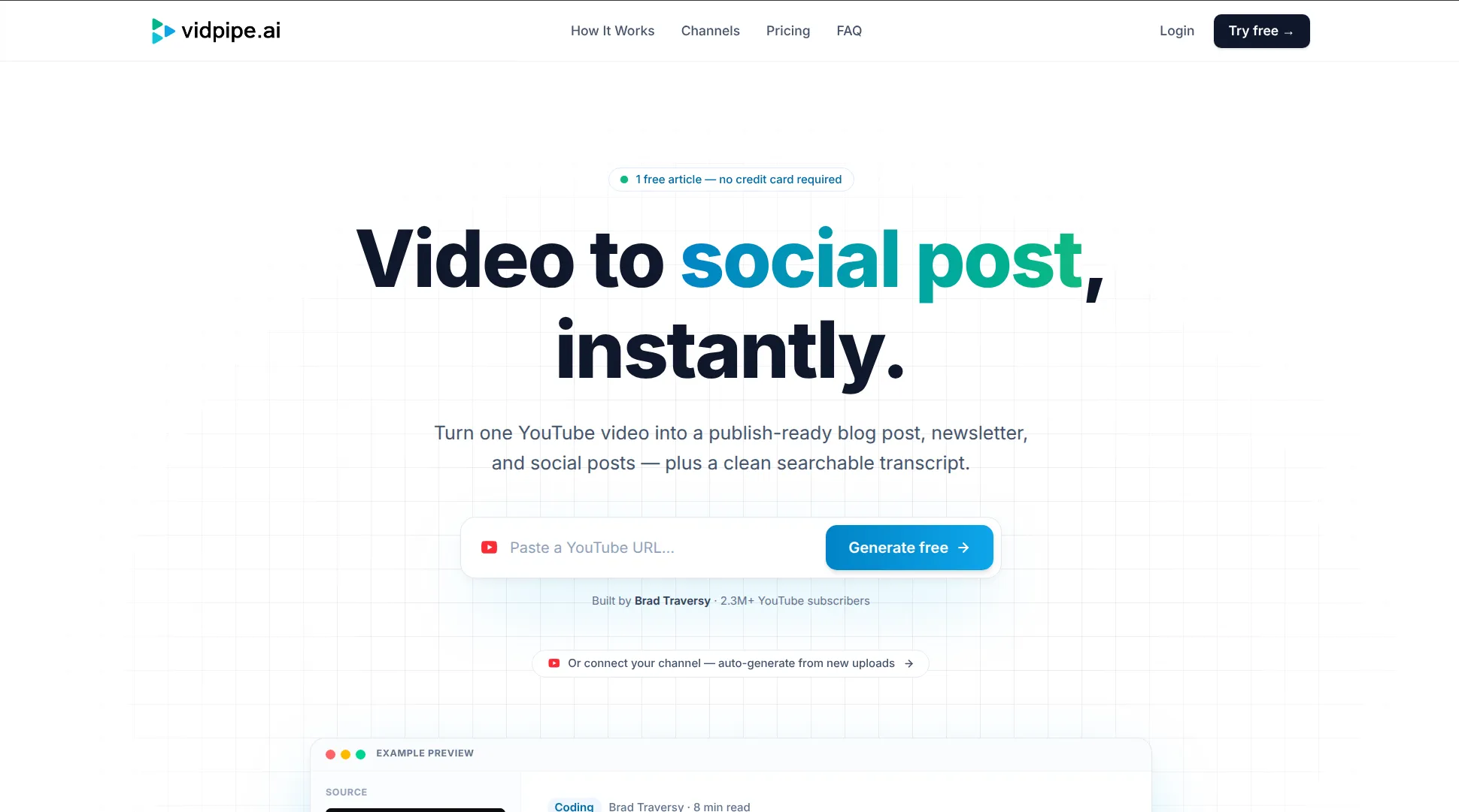 Vidpipe screenshot