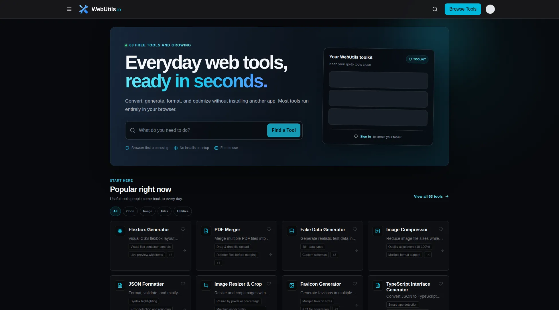WebUtils screenshot